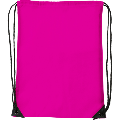 DRAWSTRING BAG in Pink - PROMOTIONAL CORPORATE GIFT