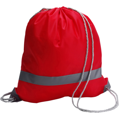 DRAWSTRING BAG in Red