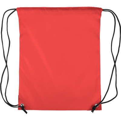 DRAWSTRING BAG in Red - PROMOTIONAL CORPORATE GIFT
