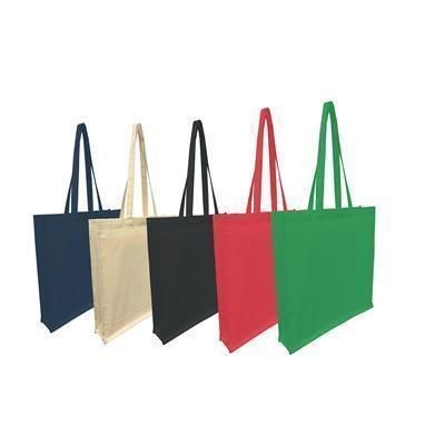 DUNHAM DYED COTTON CANVAS TOTE BAG with Short Handle
