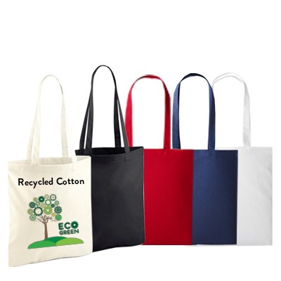ECOCHOICE 5OZ NATURAL RECYCLED COTTON SHOPPER