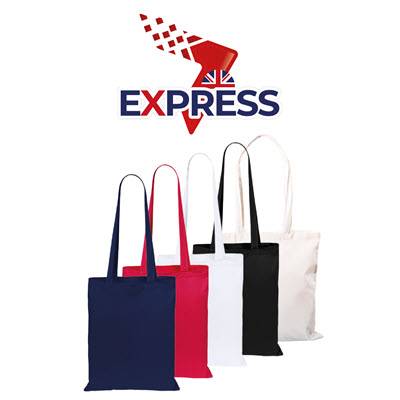 EXPRESS COTTON BAG - NATURAL - PROMOTIONAL CORPORATE GIFT