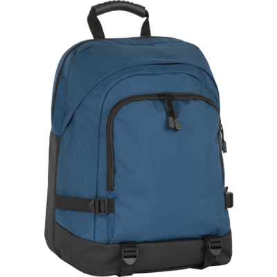FAVERSHAM ECO RECYCLED RPET LAPTOP BACKPACK RUCKSACK in Blue Navy