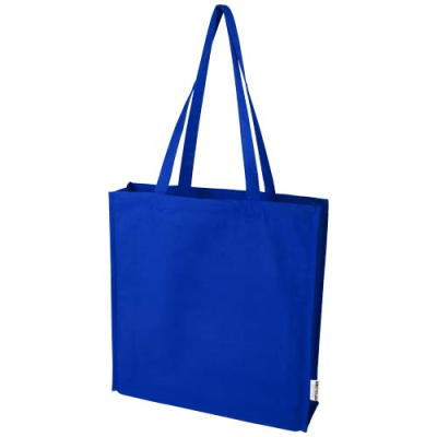 FLORIDA 270 G & M² GRS RECYCLED GUSSET TOTE BAG 14L - PROMOTIONAL CORPORATE GIFT