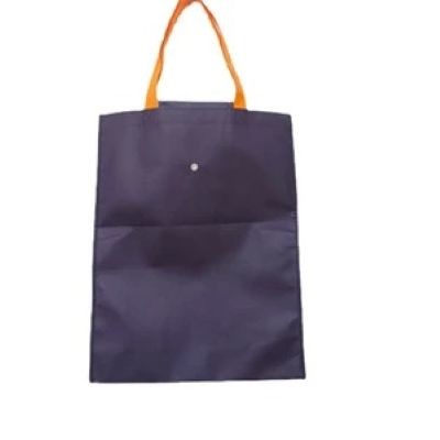 FOLDING NON-WOVEN SHOPPER TOTE BAG COLOR PRINT LOGO CUSTOMIZATION