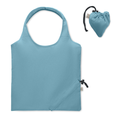 FOLDING SHOPPER TOTE BAG 140 GR & M² in Blue