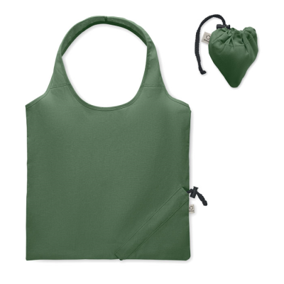 FOLDING SHOPPER TOTE BAG 140 GR & M² in Green