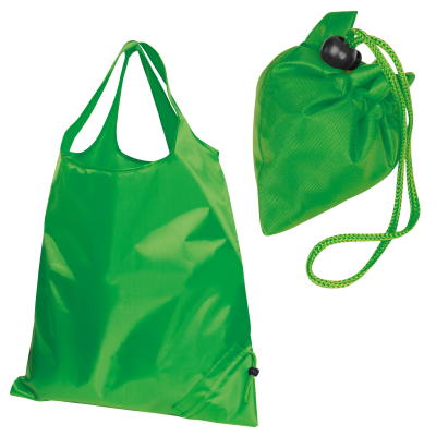 FOLDING SHOPPER TOTE BAG in Green 