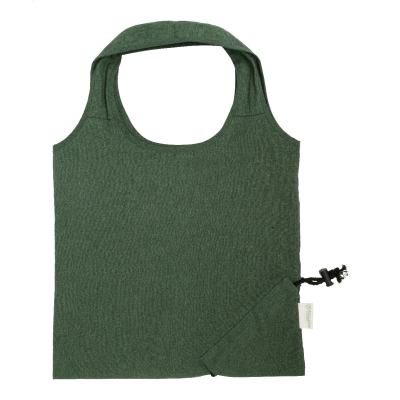 FOLDING SHOPPER TOTE BAG in Green