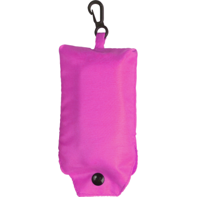 FOLDING SHOPPER TOTE BAG in Pink