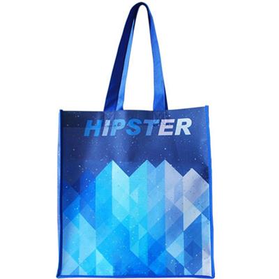 FULL COLOR SHOPPER TOTE BAG REUSABLE WIDE TOTE BAGS with Gusset (12 Inch x 13 Inch x 8 Inch)