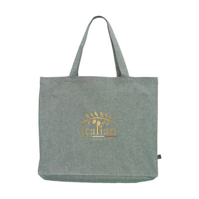 GIANT GRS RECYCLED SHOPPER TOTE BAG (210 G & M²) in Green