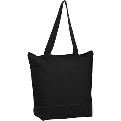 GREATSTONE ECO 12OZ COTTON DELUXE TOTE in Black