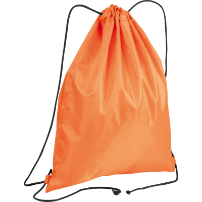 GYM BAG MADE OF POLYESTER in Orange 