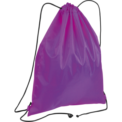 GYM BAG MADE OF POLYESTER in Purple 