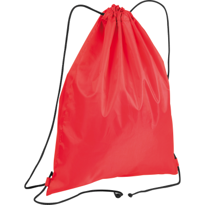 GYM BAG MADE OF POLYESTER in Red 