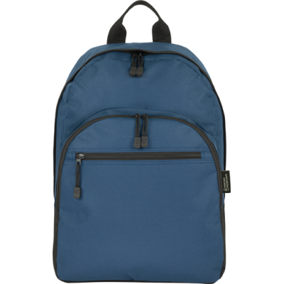HALSTEAD ECO RECYCLED RPET BACKPACK RUCKSACK RUCKSACK in Navy & Bk