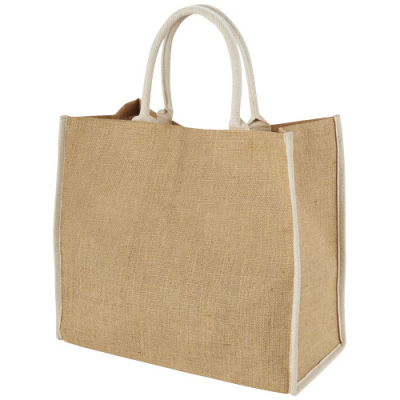 HARRY COLOUR EDGE JUTE TOTE BAG 25L