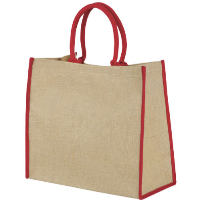 HARRY COLOUR EDGE JUTE TOTE BAG 25L