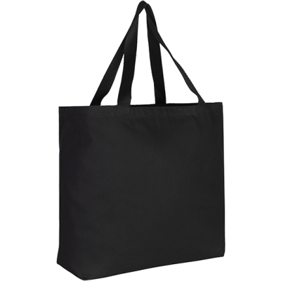 HARVEL ECO 10OZ COTTON BIG TOTE in Black