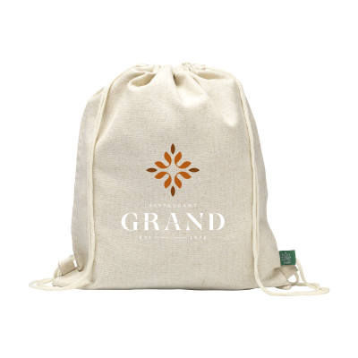 HEMP BACKPACK RUCKSACK (250 G & M²) in Naturel - PROMOTIONAL CORPORATE GIFT