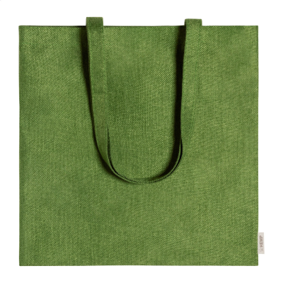 HEMP SHOPPER TOTE BAG in Green