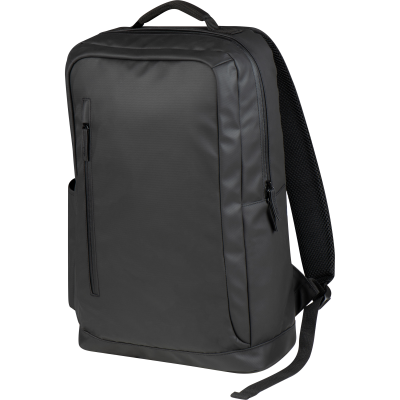HIGH-QUALITY, WATER-RESISTANT BACKPACK RUCKSACK in Black 