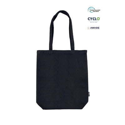 JODARI BLACK ECO SHOPPER 7OZ TOTE BAG