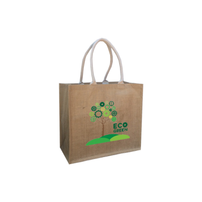 JUT4LH LARGE JUTE BAG with Extra Large Gusset & Handles