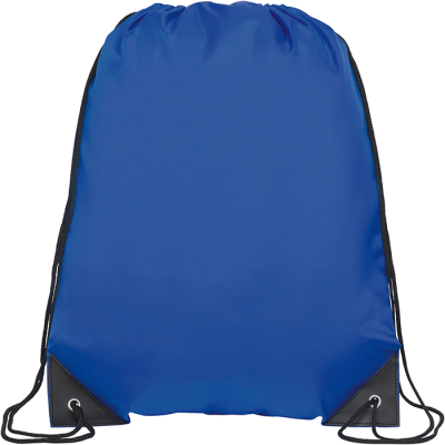 KINGSGATE ECO RECYCLED DRAWSTRING BAG in Blue Royal