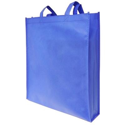 KNOWSLEY NON WOVEN POLYPROPYLENE BAG in Blue with Long Handles and Gusset