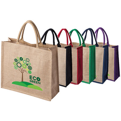 LARGE ECO FRIENDLY NATURAL JUTE BAG