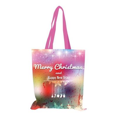 LARGE REUSABLE SHOPPER TOTE BAG FULL COLOR TOTE BAG (15 INCH X 16 INCH)
