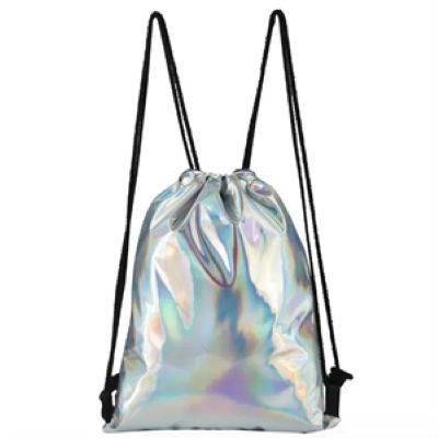 LASER HOLOGRAPHIC PERSONALITY SHINY REFLECTIVE DRAWSTRING