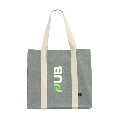 LINE GRS RECYCLED SHOPPER TOTE BAG (210 G & M²) in Green