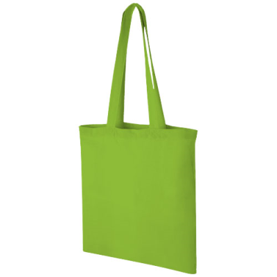 MADRAS 140 G & M² COTTON TOTE BAG 7L in Lime