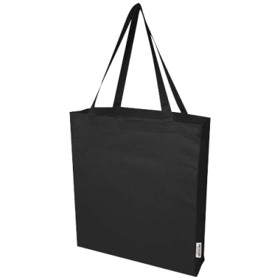 MADRAS 140 G & M² GRS RECYCLED COTTON GUSSET TOTE BAG 12L