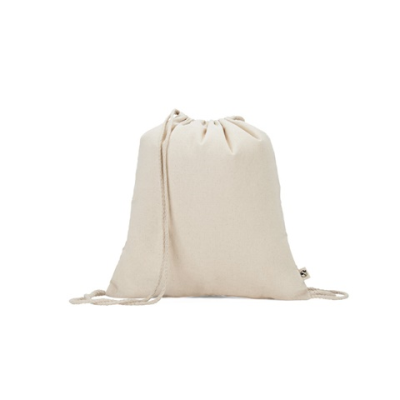 MAIORCA 100% RECYCLED COTTON DRAWSTRING BAG - PROMOTIONAL CORPORATE GIFT