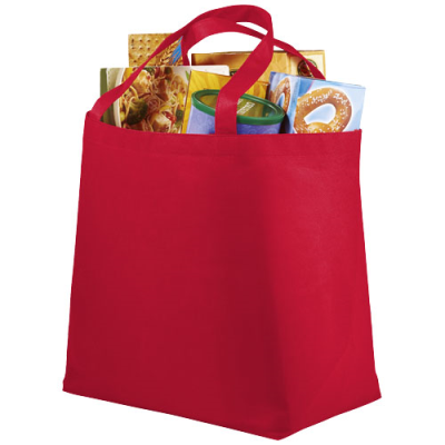 MARYVILLE NON-WOVEN SHOPPER TOTE BAG 28L in Red