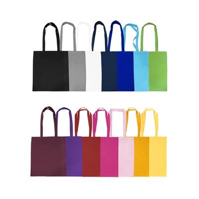 MONDO 100% COTTON ECO SHOPPER 5OZ TOTE BAG with Long Handles - PROMOTIONAL CORPORATE GIFT