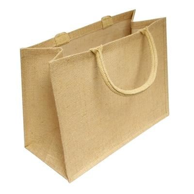 NATURAL JUTE MEDIUM 100% ECO DRAWSTRING POUCH