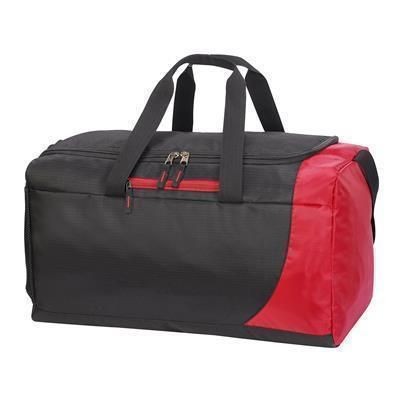 NAXOS SPORTS KIT BAG in Black & Red
