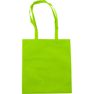 NON-WOVEN SHOPPER TOTE BAG in Lime