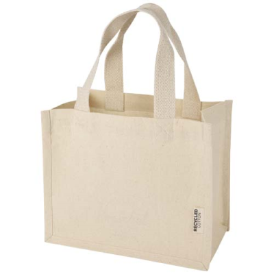 ODESSA 220 G & M² GRS RECYCLED COTTON MINI GUSSET TOTE BAG 9L