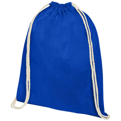 OREGON 100 G & M² COTTON DRAWSTRING BAG 5L