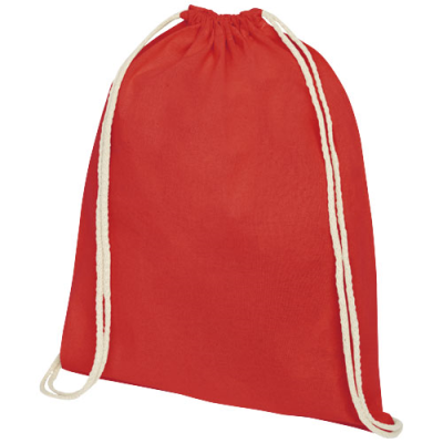 OREGON 100 G & M² COTTON DRAWSTRING BAG 5L