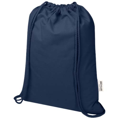 OREGON BLEND 140 G & M² GRS RECYCLED DRAWSTRING BAG 5L