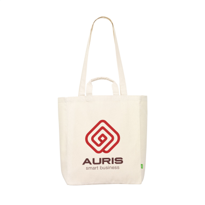 ORGANIC COTTON CANVAS TOTE BAG (280 G & M²) in Ecru