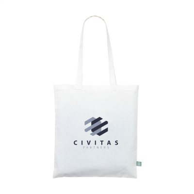 ORGANIC COTTON SHOPPER (140 G & M²) BAG in White