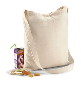 ORGANIC COTTON SLING SHOPPER TOTE BAG